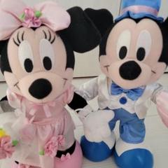 ミッキーマウス＆ミニーマウス　ぬいぐるみペアセット♡