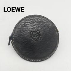 美品 LOEWE ロエベ アナグラム レザー 丸型 型押し コインケース 黒 2025年最新】LOEWE レディース コインケース・小銭入れの人気