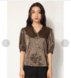 LAGUA GEM（ラグアジェム）の「LEOPARD LACE トップス（Tシャツ