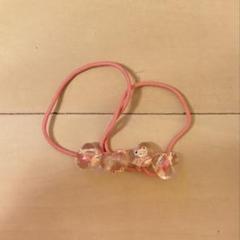 ファミリア ヘアゴム 2個セット ピンク