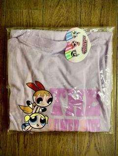 【新品未使用】 パワーパフガールズ　Ｔシャツ　Ｍサイズ 色カラー　うすいパープル