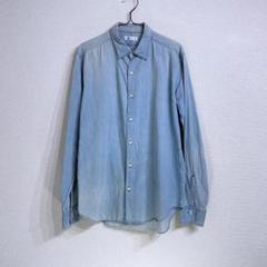 tk.TAKEO KIKUCHIの長袖シャツ 淡い青色