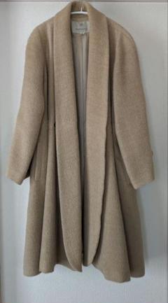 vintage WOOL　アルパカ　コート　シャギー　羽織　アウター　古着のサムネイル