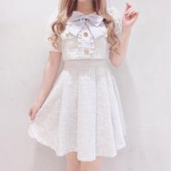 LIZLISA ︎︎ツイードセットアップ風ワンピース ︎︎ブラック ツイードセットアップ風ワンピース ｜ LIZ LISA（リズリサ）公式