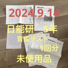 2024年度‼️未使用❗️日能研5年思考力育成テスト①③⑤