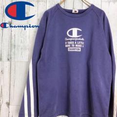 Champion products USA ビッグロゴ ラグタン ロンT