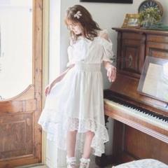 LIZLISA フルールフィッシュテールワンピース ホワイト m19112406764_1.jpg?1725712558