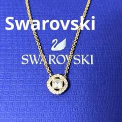 スワロフスキー　ネックレス　スワン　パヴェ　シルバー　正規品　極美品　箱付 ネックレス スワロフスキー パヴェ 白鳥 スワン シルバー925