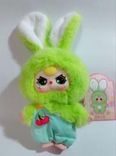 116. Baby three マカロンうさぎ　2点　ぬいぐるみ　カバン飾り新品 BABY THREE】マカロンうさぎちゃんシリーズ・ブラインドボックス