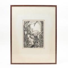 【真作・超絶技巧】　若月公平『神月』銅版画 エッチング　日本橋　龍　麒麟　絵画 真作・超絶技巧】 若月公平『神月』銅版画 エッチング 日本橋 龍