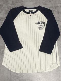 Stussy ストライプ 七分袖カットソー Mサイズ