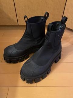 【23AW】新作 モノリス ナイロンギャバジン ブーツ◆プラダ◆ PRADA お洒落な ◇ モノリス ナイロンギャバジン ブーツ ◇ 人気