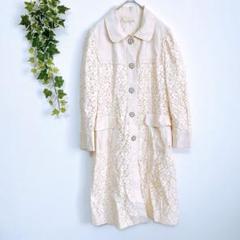 インポートロッサアルバ　ワンピース　ドレス　４４　上品　レース　ビーズ　花柄