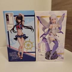 ラウンドワン 限定 フィギュア エミリア ラム レム 時崎狂三 まとめ売り Re:ゼロから始める異世界生活』エミリア・ラム・レムが可憐な