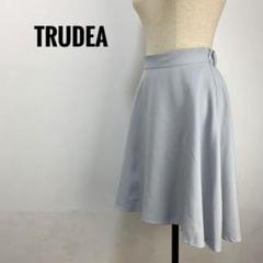 Z544 TRUDEA スカート 膝丈 ポリエステル 日本製