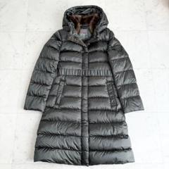 美品 PRADA 　アンゴラ混　ダッフルコート　ロングコート　カーキ　38サイズ 美品 PRADA アンゴラ混 ダッフルコート ロングコート カーキ 38