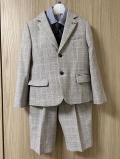 ⭐︎美品⭐︎【プティマイン】フォーマルスーツ 130cm グレー 入学式　男の子 楽天市場】入学式 スーツ 男の子（ブランドプティマイン