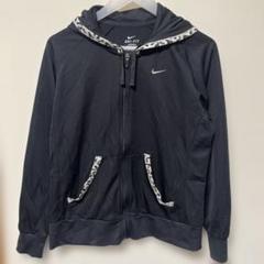 Nike DRI-FIT フード付きジャケット L ブラック×レオパード　ナイキ