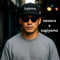 newera x sugiyama スナップバック キャップ ブラックのサムネイル