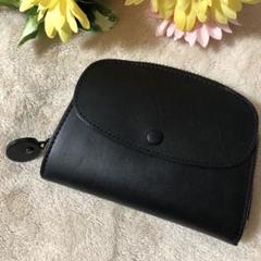 ヤマモト　未使用に近い極美品　ピッチーノ　本革　二つ折り財布　ブラック ヤマモト様専用 未使用に近い極美品 ピッチーノ 本革 二つ折り