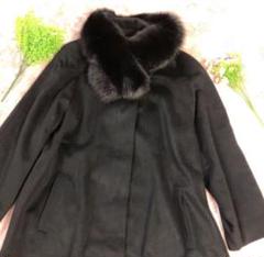 美品✨SAGA FURS カシミア100% ブルーフォックス ポンチョ 黒 2025年最新】Yahoo!オークション -saga カシミヤ ポンチョの中古