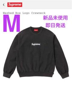 Supreme Washed Box Logo Crewneck 