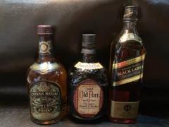 シーバスリーガル・オールド パー・ジョニ黒 古酒3本セット