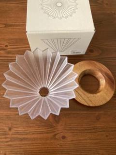 ★ORIGAMI Dripper Air M クリア ★木製スタンドのサムネイル