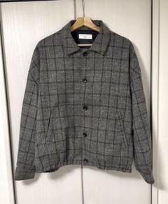 特別値下げ、remer ルーズシャドウチェックショートジャケット