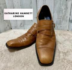KATHARINE HAMNETT LONDON ダブルモンクストラップシューズ