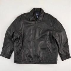 希少　GAP ギャップ レザージャケット　コート　OLD GAP XL　黒 希少 GAP ギャップ レザージャケット コート OLD GAP XL 黒