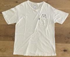 ト*ン様 リップンディップ　Tシャツ　白T ポケT Ｌのサムネイル