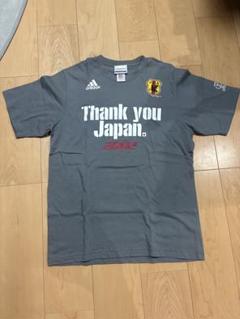 adidas サンキュージャパンTシャツ L グレー 2002W杯モデル