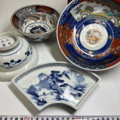 専用　古伊万里　食器4点セット　一部木箱付　東Y7-0603②タニチ 専用 古伊万里 食器4点セット 一部木箱付 東Y7-0603②タニチ
