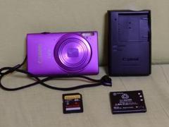 コンデジCanonIXY430F パープル【ジャンク品】