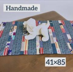 224】ハンドメイド 和柄 パッチワーク カフェマット 玄関マット