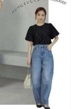 新品◇しまむら 田中里奈 mysa ブラウス ジレ パンツ ネイビー