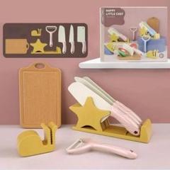 おままごと キッチン 木製 調理器具 食器 お飯事セット 知育玩具 7個セット