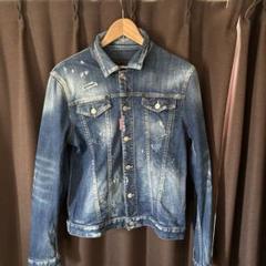 DSQUARED2 ダメージ加工デニムジャケット 50 - メルカリ