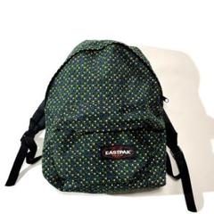 90s USA製 EASTPAK 総柄 リュックサック 黒 緑 青 黄色 - メルカリ