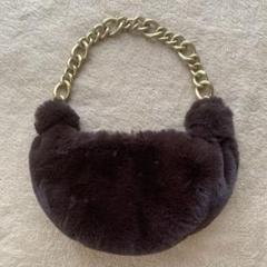 ZARA ファー付　かごバッグ　未使用タグ付き ZARA ファー付 かごバッグ 未使用タグ付き 新しく