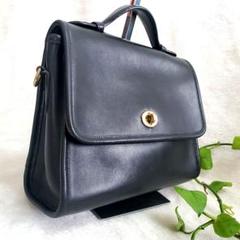 美品　OLDCOACH ショルダーバッグ レザー ターンロック ゴールド