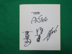 h*i様 THE ALFEE2001．3.7直筆サイン入りポスター。 Yahoo!オークション - THE ALFEE 直筆サイン色紙 画鋲跡あり