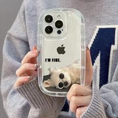 犬 スマホケース iPhone15ProMax クリア 【新入荷】 韓国 新品