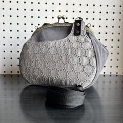 ＊ハンドメイド＊　お取り置き分　可愛い25口金ショルダーがま口バッグ　２点 ハンドメイド＊ お取り置き分 可愛い25口金ショルダーがま口