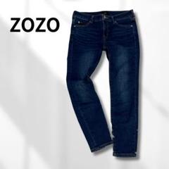 【ZOZO】美品✨ブルー　デニム　レディース　スキニー