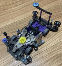 ミニ四駆 MAシャーシ　完成品　フルギミック　ATスラダン ミニ四駆 MAシャーシ タレカ 前後ATスラダン 改造 電池落とし