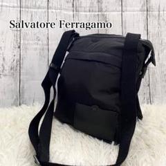 極美品✨Salvatore Ferragamo ショルダーバッグ ロゴ 蛇腹