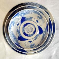 古伊万里　染付　線描き　草花紋の図　３寸半　手塩皿　２枚　E770AS-fbre 古伊万里 染付 線描き 草花紋の図 3寸半 手塩皿 2枚 E770AS-fbre