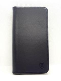 Shieldon iPhone11 手帳型レザーケース ネイビーブルー